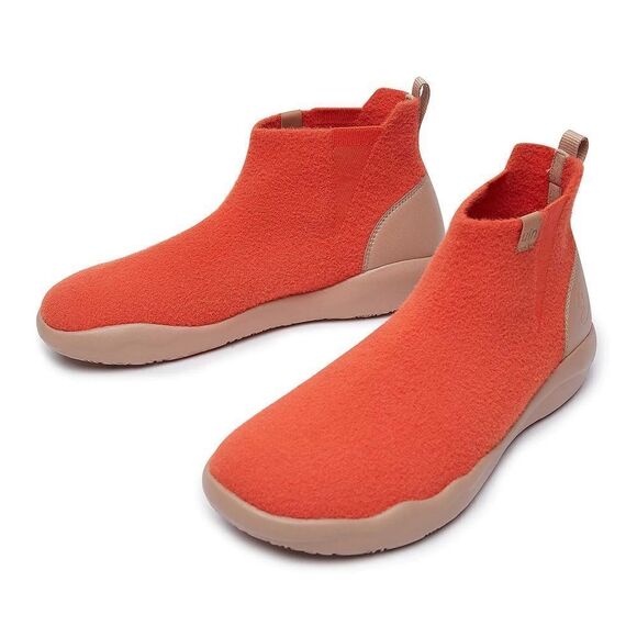 UIN Shoes - UIN Women's Walking Shoes Casual Loafers Comfort Sneaker (Aruora Wool Granada）